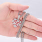 Hip Hop Iced Out Bling  Out Broken Heart NECKLACE