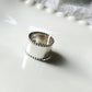 New Korean Style Worn Wide Glossy Silver PlatedWomen's Rings