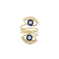 Evil Eye Adjustable  Finger Rings