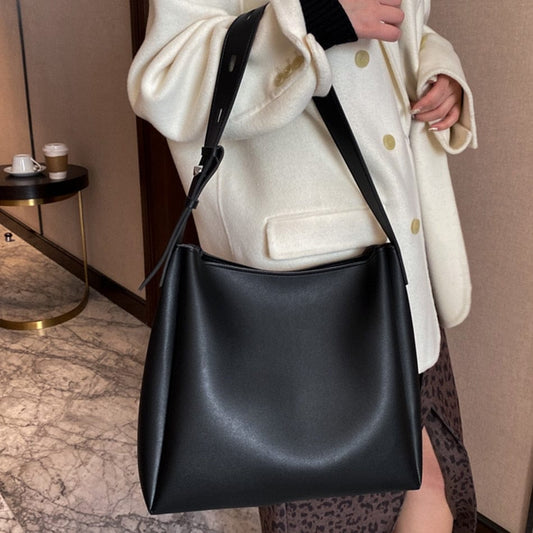 Claire  Black Tote Shoulder Bag  with mini bag