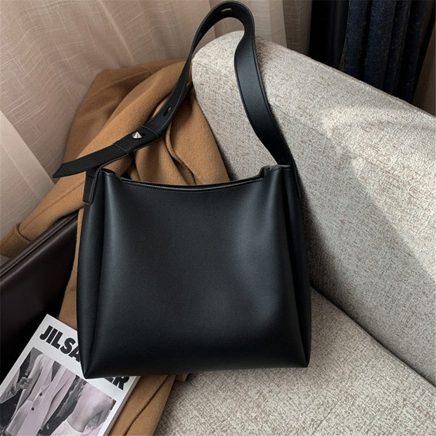 Claire  Black Tote Shoulder Bag  with mini bag