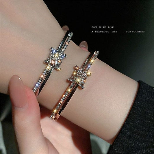 Exquisite Women's Blinged out Bangles Bracelet  Bangle