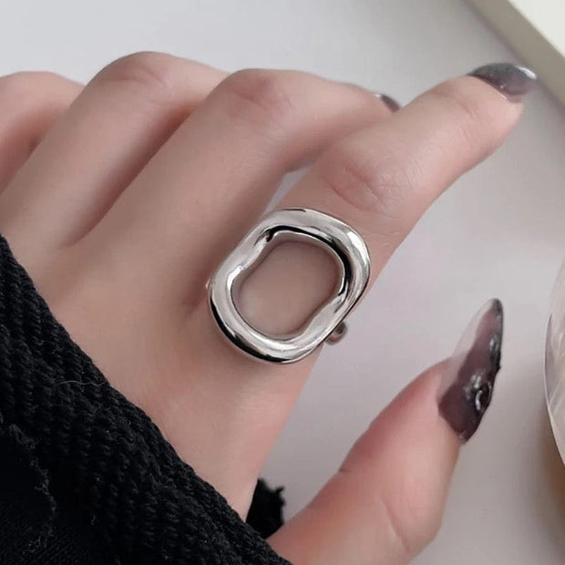 Minimalist Silver Ring Set