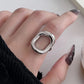 Minimalist Silver Ring Set