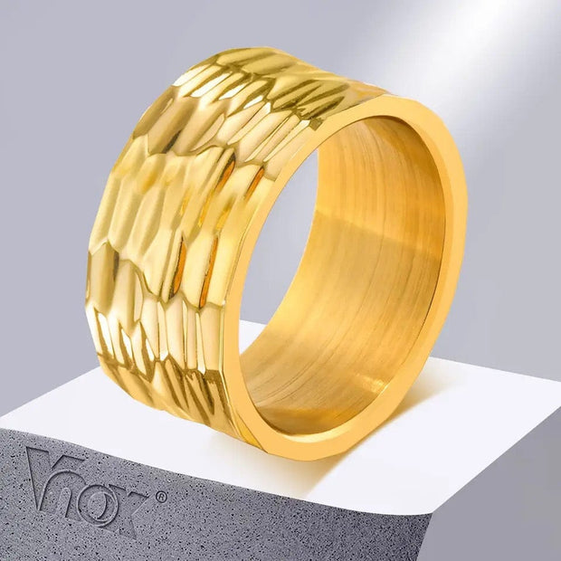 Hammered Textured Women Rings( Gold or Silver
