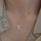 Simple Mini Mimimalist Cross Necklace