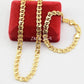 8mm Gold Bracelet and Necklace Set(Unisex)