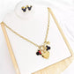 Gold Mouse Jewelry Set