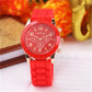 Silicone Red Women's Watch