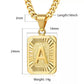 GoldInitial Pendant with Necklace
