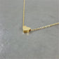 Minimalist  Gold Heart Necklace