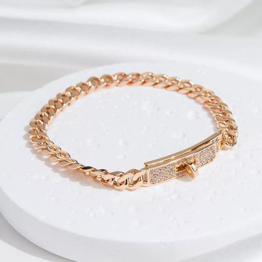 Blinged Out Luxury Bracelet( Silver or Gold)