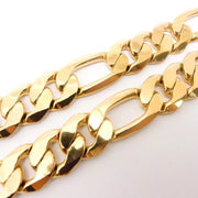60cmGold Figaro Men's Necklace