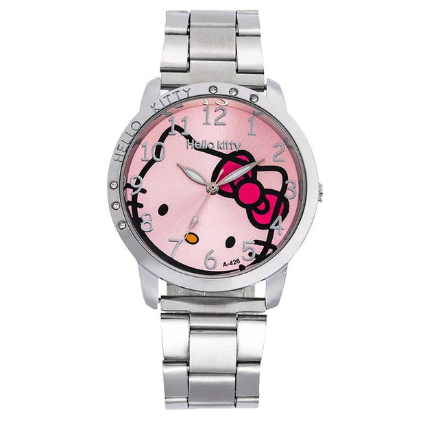 Hello Kitty Silver Watch