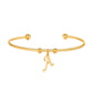 Bangle Bracelet with Initial(Gold or Silver