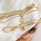 Gold Multi Layered Necklace