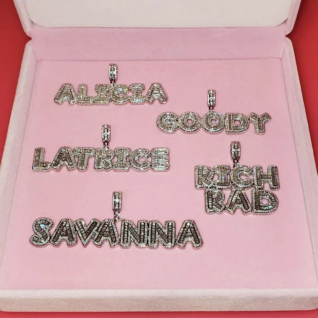 Iced out Personalized Necklace
