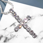 Iced Out Cross Necklace