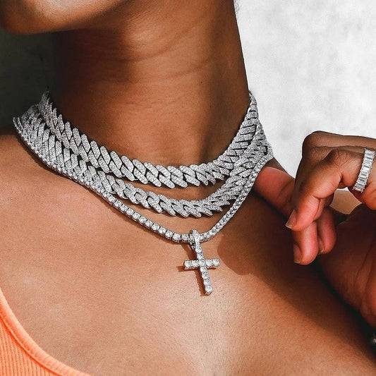 Iced necklace Set
