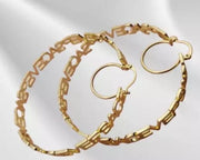 Personalized Hoop Earrings (Silver Or Gold)
