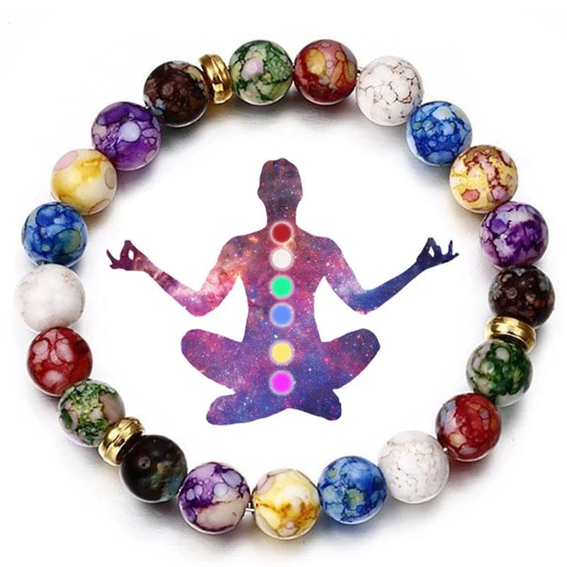 7 Chakra Reiki Healing Stone Bracelet