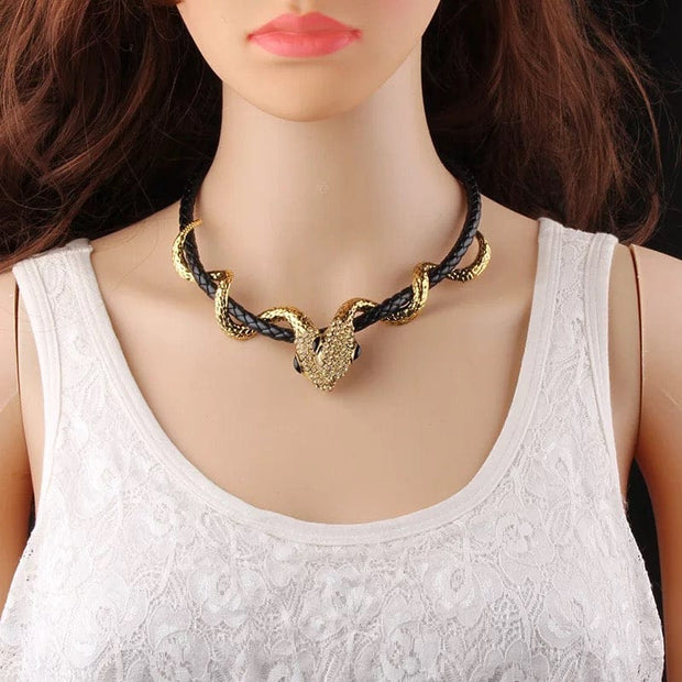 Black and Gold Necklace