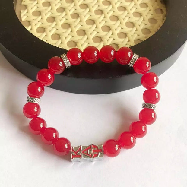 Kappa Alpha Psi Handmade Beaded Bracelet
