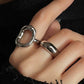 Minimalist Silver Ring Set
