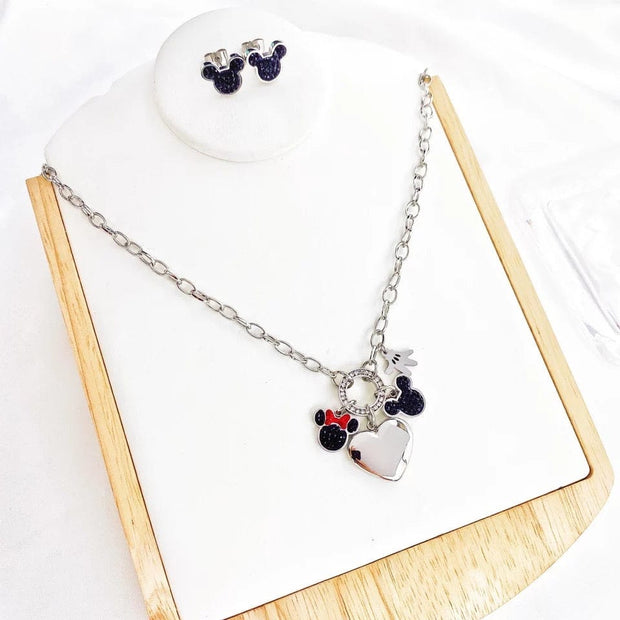 Mouse Jewelry Gift Set (Silver or Gold)