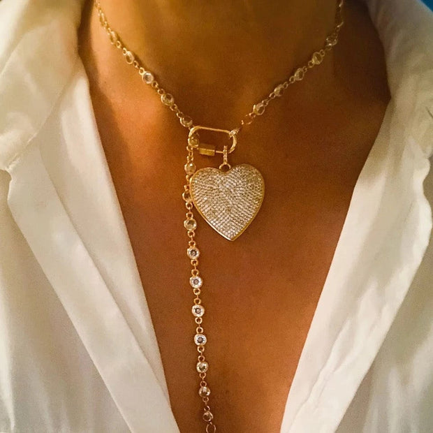 Gold Heart CharmNecklace