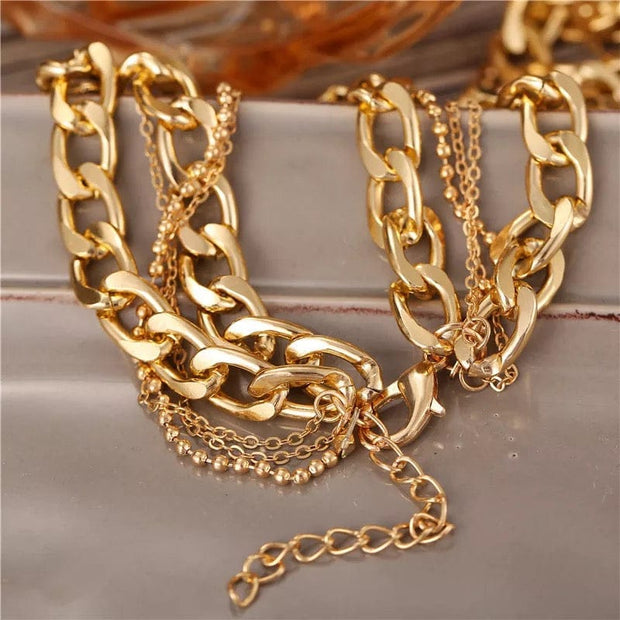 Multi layered Gold Necklace