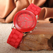 Silicone Red Women's Watch