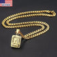 GoldInitial Pendant with Necklace