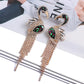 MUlti Color Boho Flamingo Tassel Dangle Earrings