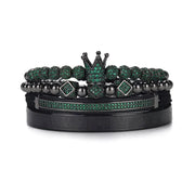 ALPHA PHI ALPHA BEADED BRACELET WITH ALPHA PENDANT SHIELD